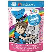 BFF Tuna & Chicken Charm Me Wet Cat Food Pouch by Weruva