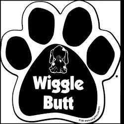 Wiggle Butt Paw Magnet