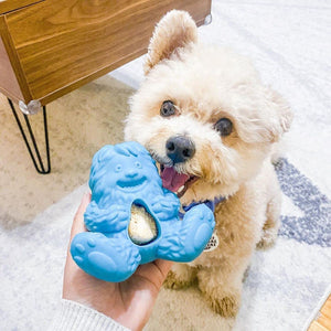 Yeti Puff and Play Dog Toy