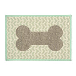 Bone Print Fashion Mat for Dog or Cat Bowls