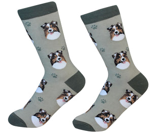 Australian Shepherd Socks - Unisex