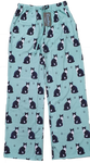 Black & White Cat Pajama Bottoms - Unisex (Fabric Colors Vary)