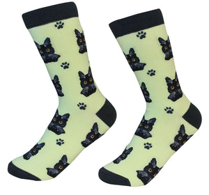 Cat (Black) Socks - unisex