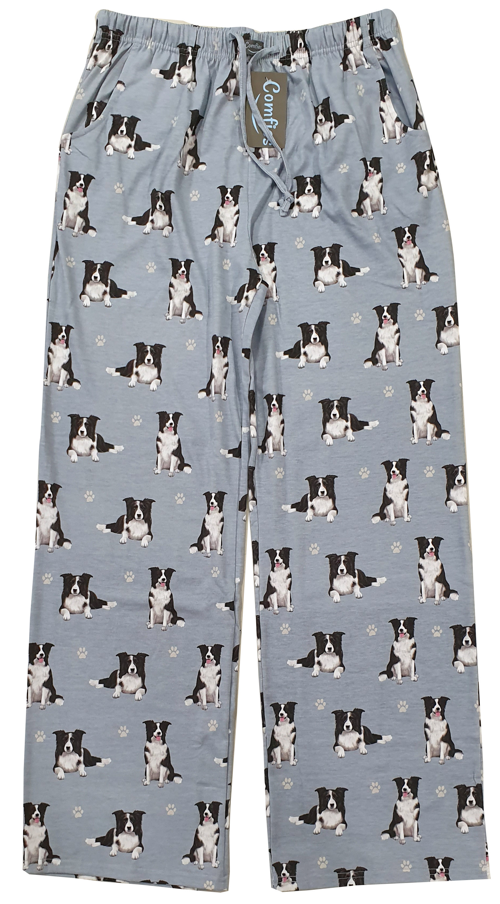 Border Collie Pajama Bottoms - Unisex  (Fabric Colors Vary)