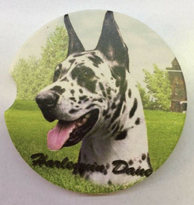 Great Dane, Harlequin Car Coaster