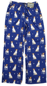 Jack Russell Pajama Bottoms - Unisex  (Fabric Colors Vary)