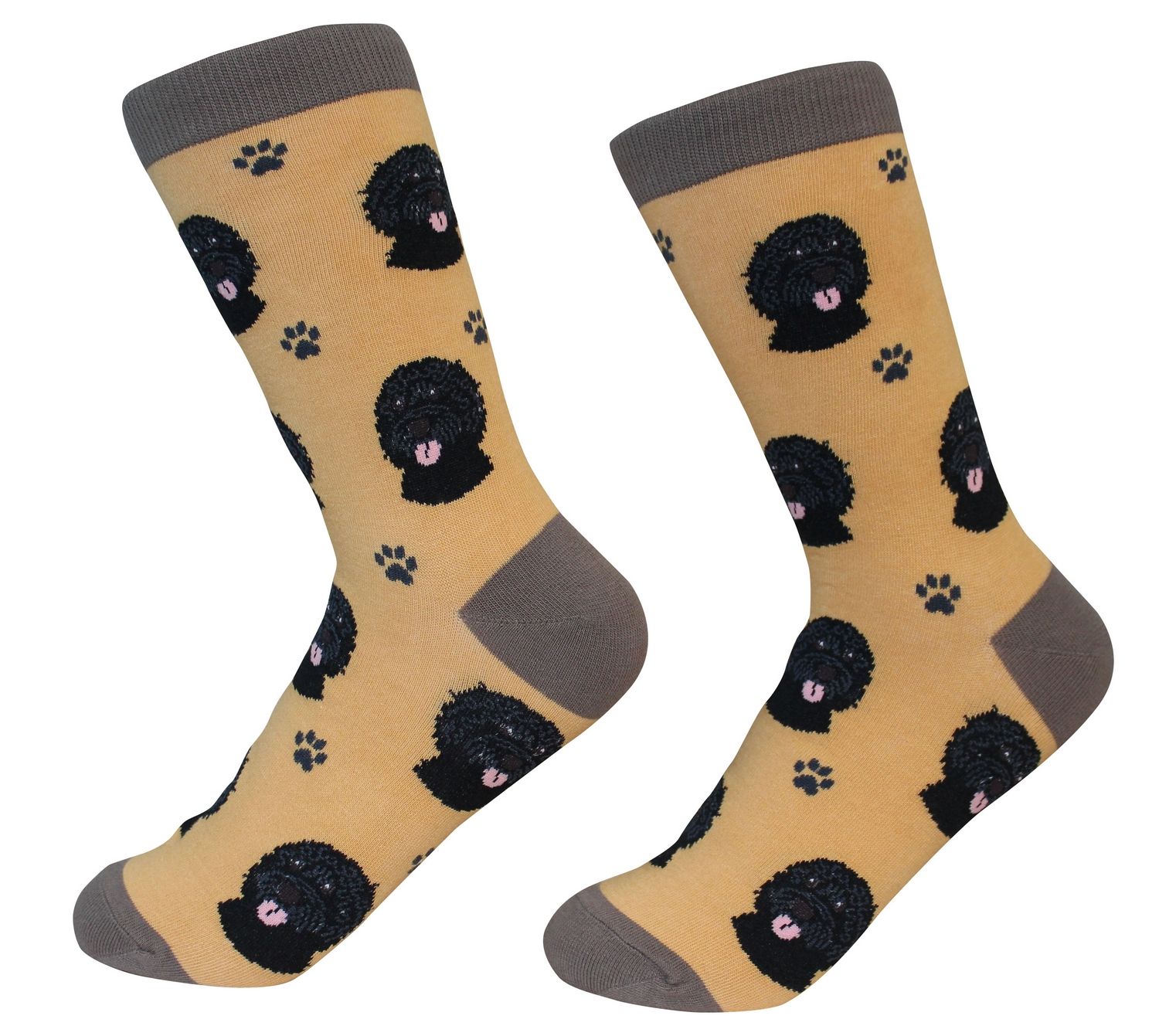 Labradoodle (Black) Socks - Unisex