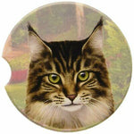 Maine Coon Cat Car Coaster