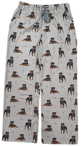 Rottweiller Pajama Bottoms - Unisex  (Fabric Colors Vary)