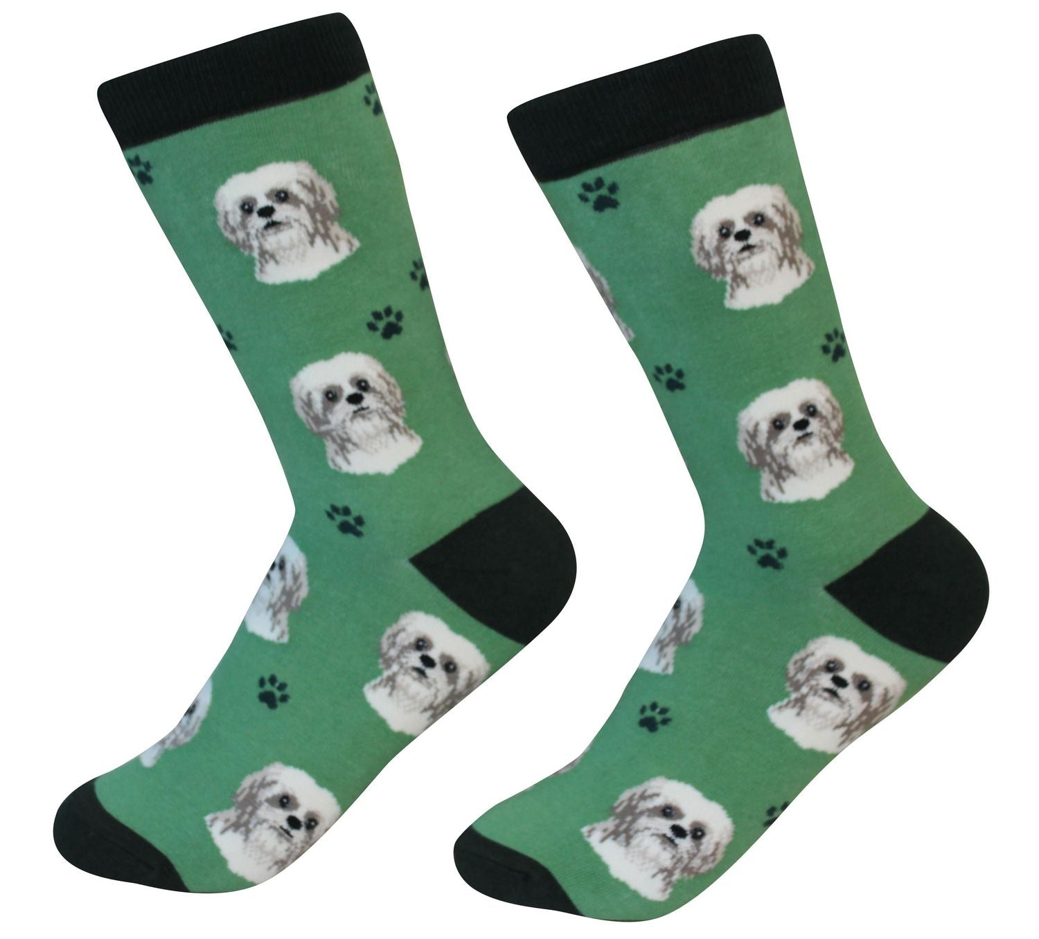 Shih Tzu (Tan & White) Socks - Unisex