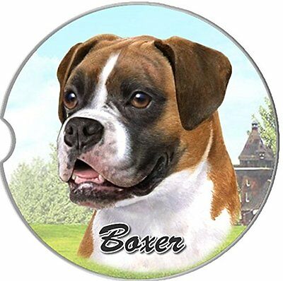 Boxer (Uncropped) Car Coaster